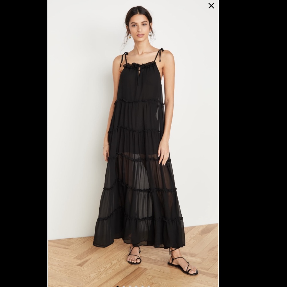 NETS Charlie Holiday maxi dress with tie straps